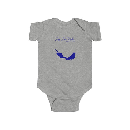 North  Dakota  Long  Lake  Onesie  front  position  view  from  front  heather.webp