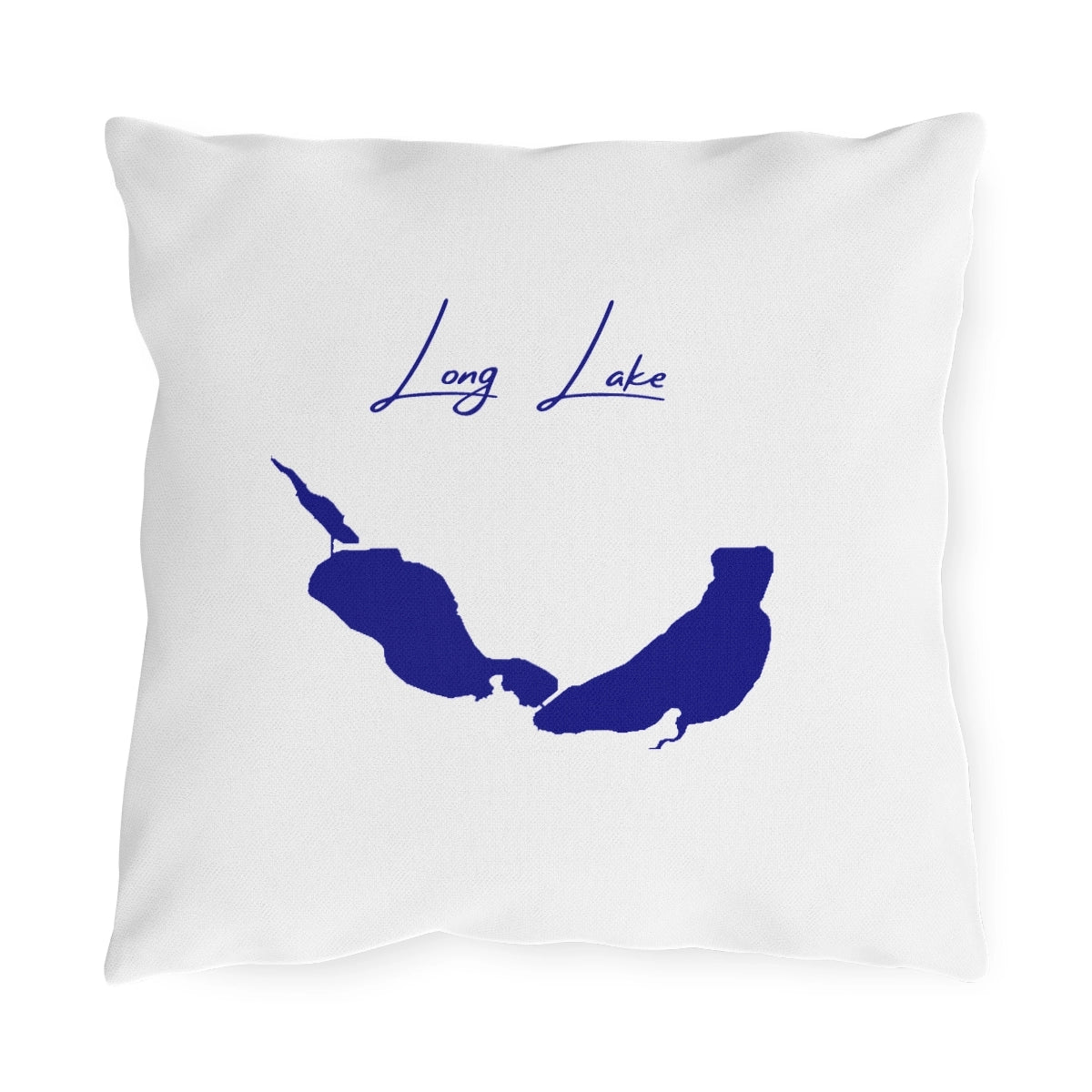 North  Dakota  Long  Lake  Outdoor  Pillow  front  position  view  from  front  16  x  16.webp