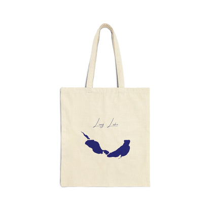 North  Dakota  Long  Lake  Tote  Bag  back  position  view  from  back  15  x  16.webp