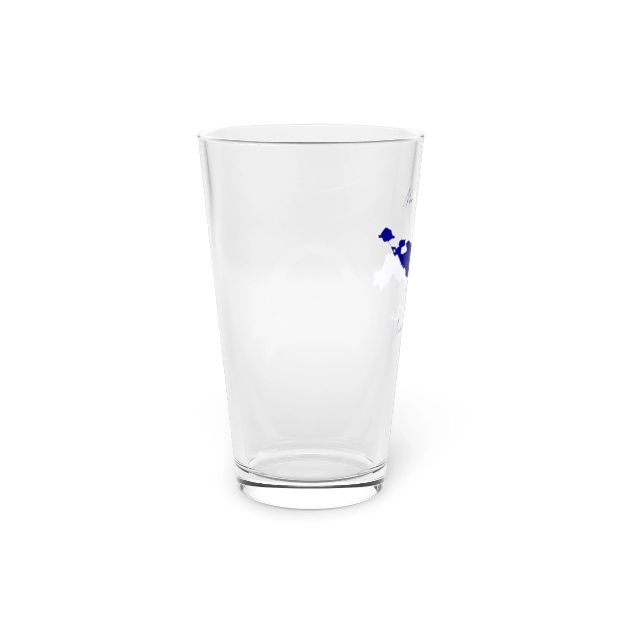 North  Dakota  New  Johns  Lake  16oz  Pint  Glass  front  position  view  from  left  16oz.webp