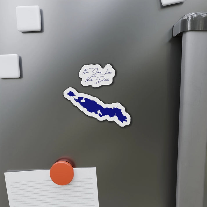 North  Dakota  New  Johns  Lake  Die  Cut  Magnet  front  position  view  from  context-1  4  x  4.webp