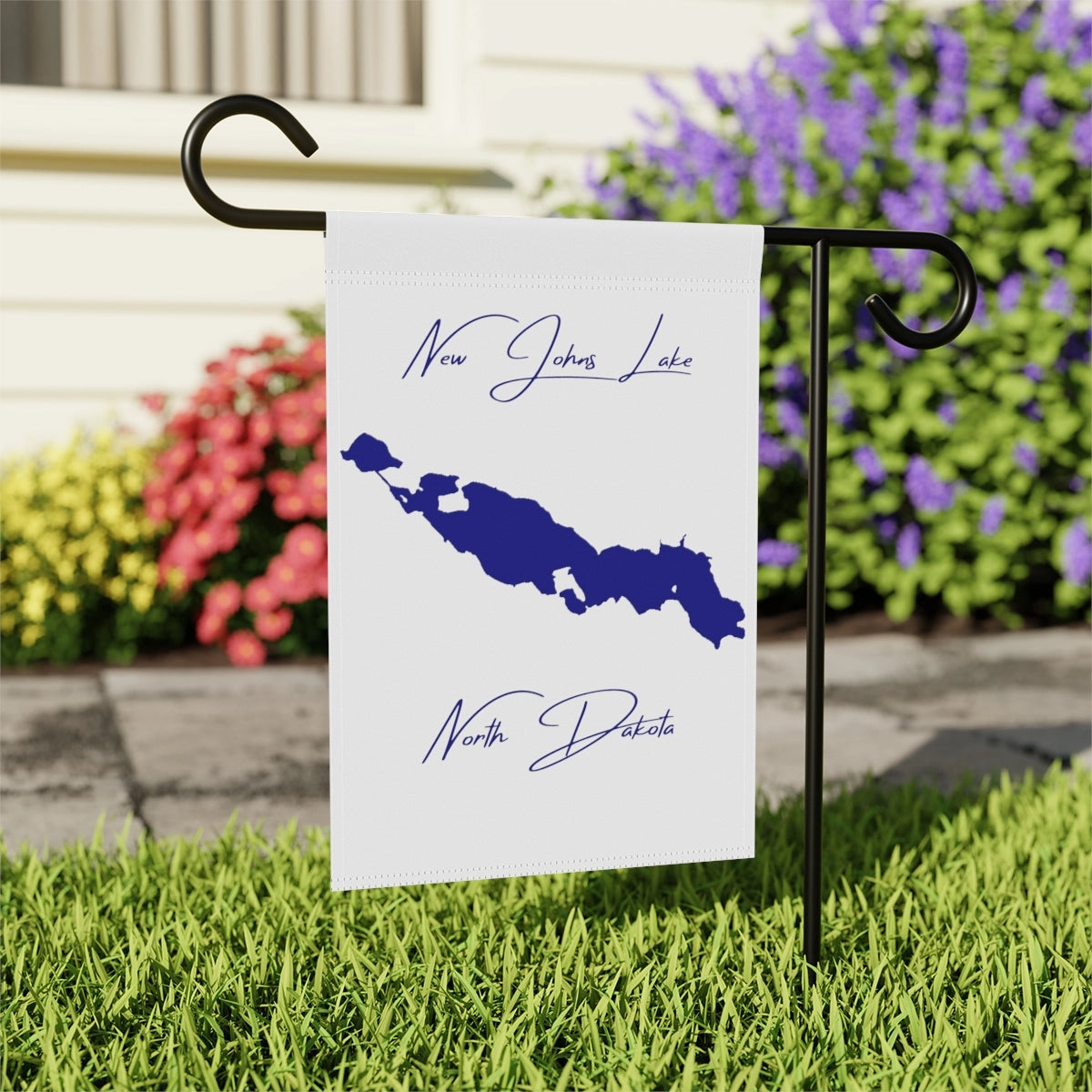 North  Dakota  New  Johns  Lake  Garden  Banner  other  position  view  from  context-2  12''  x  18''.webp