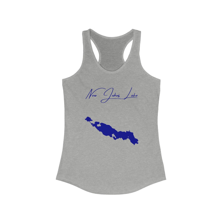 North  Dakota  New  Johns  Lake  Racerback-Tank  front  position  view  from  front  heather  grey.webp