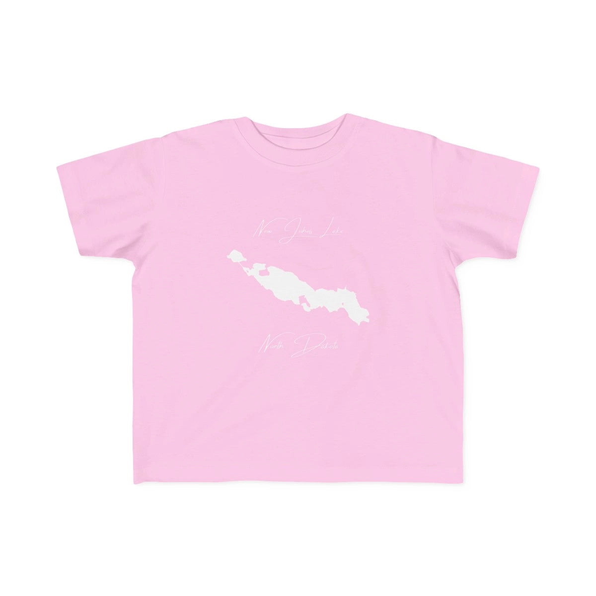 North  Dakota  New  Johns  Lake  Toddler  T-shirt  front  position  view  from  front  pink.webp