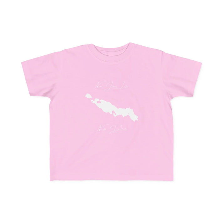North  Dakota  New  Johns  Lake  Toddler  T-shirt  front  position  view  from  front  pink.webp