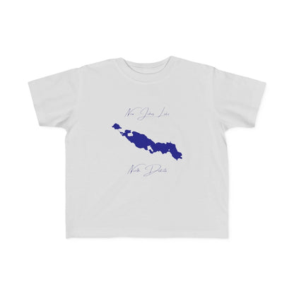 North  Dakota  New  Johns  Lake  Toddler  T-shirt  front  position  view  from  front  silver.webp