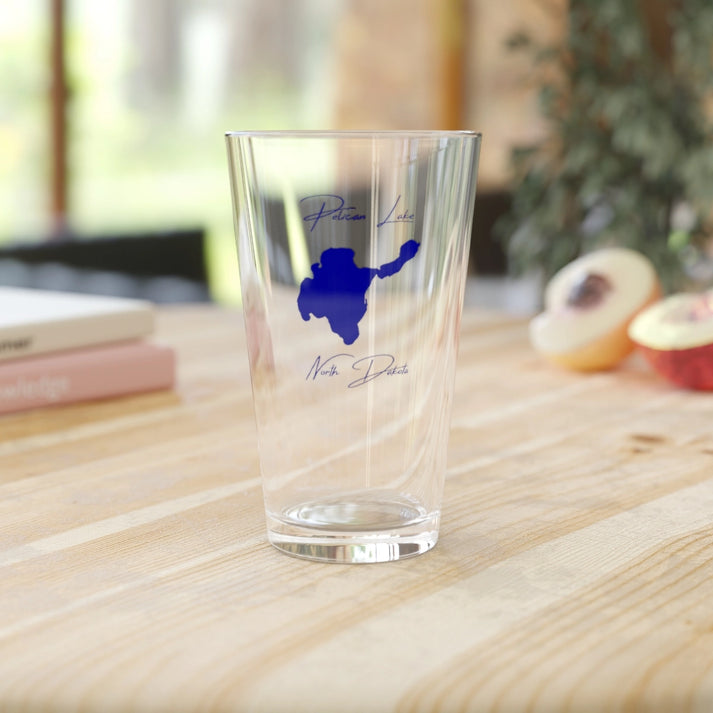 North  Dakota  Pelican  Lake  16oz  Pint  Glass  front  position  view  from  context-2  16oz.webp