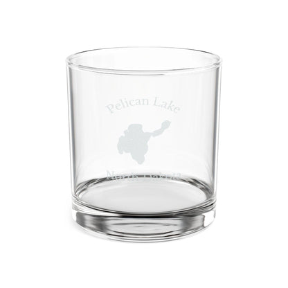 North  Dakota  Pelican  Lake  Engraved  Whiskey  Glass  other  position  view  from  front  10.5oz.webp