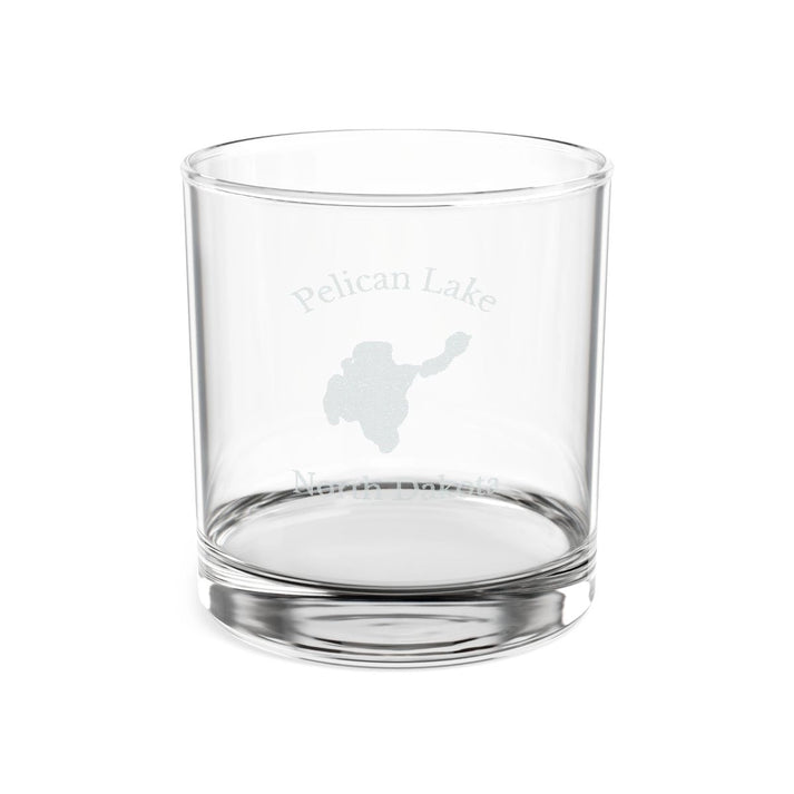 North  Dakota  Pelican  Lake  Engraved  Whiskey  Glass  other  position  view  from  front  10.5oz.webp