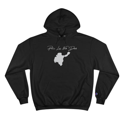 North  Dakota  Pelican  Lake  Hoodie  front  position  view  from  front  black.webp