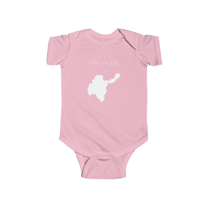 North  Dakota  Pelican  Lake  Onesie  front  position  view  from  front  pink.webp