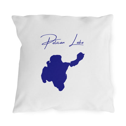 North  Dakota  Pelican  Lake  Outdoor  Pillow  front  position  view  from  front  18  x  18.webp