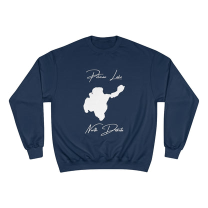 North  Dakota  Pelican  Lake  Sweatshirt  front  position  view  from  front  navy.webp