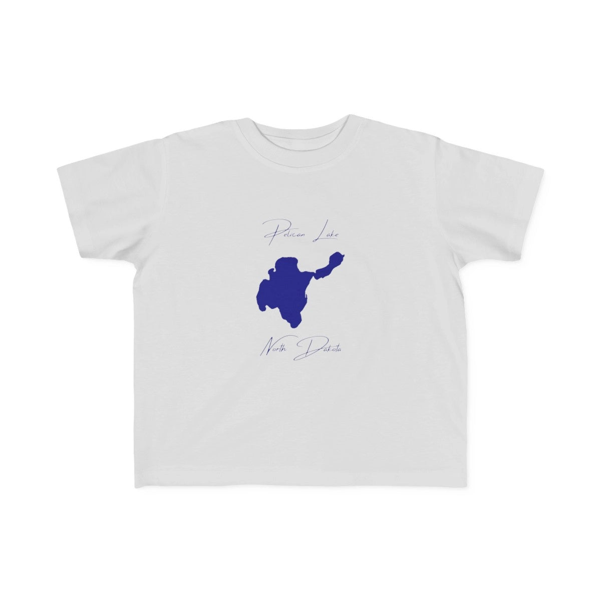 North  Dakota  Pelican  Lake  Toddler  T-shirt  front  position  view  from  front  silver.webp