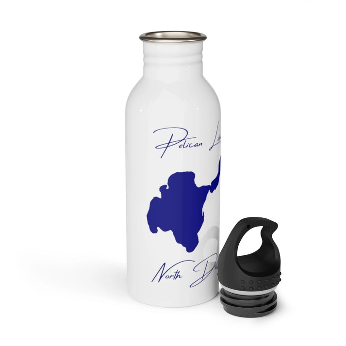 North  Dakota  Pelican  Lake  Water  bottle  other  position  view  from  open  white.webp