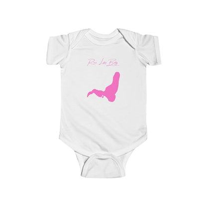 North  Dakota  Rice  Lake  Onesie  front  position  view  from  front  white.webp