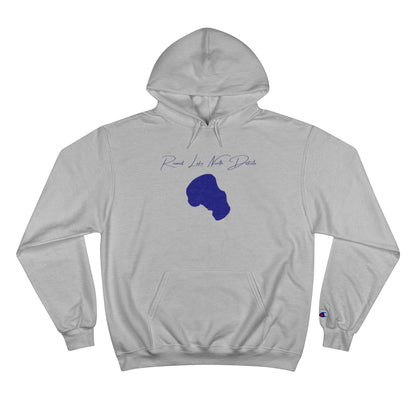 North  Dakota  Round  Lake  Hoodie  front  position  view  from  front  light  steel.webp