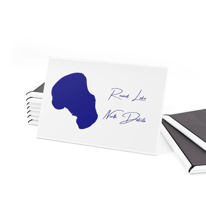 North  Dakota  Round  Lake  Magnet  front  position  view  from  set  2  x  3.webp