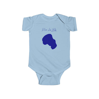 North  Dakota  Round  Lake  Onesie  front  position  view  from  front  light  blue.webp