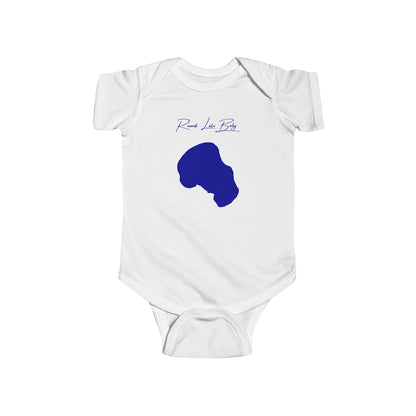 North  Dakota  Round  Lake  Onesie  front  position  view  from  front  white.webp