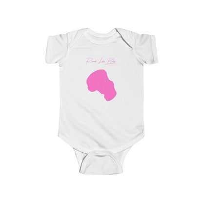 North  Dakota  Round  Lake  Onesie  front  position  view  from  front  white.webp