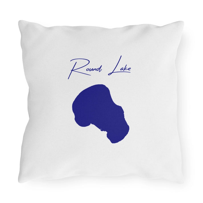 North  Dakota  Round  Lake  Outdoor  Pillow  back  position  view  from  back  16  x  16.webp