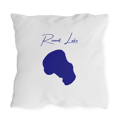 North  Dakota  Round  Lake  Outdoor  Pillow  back  position  view  from  back  20  x  20.webp