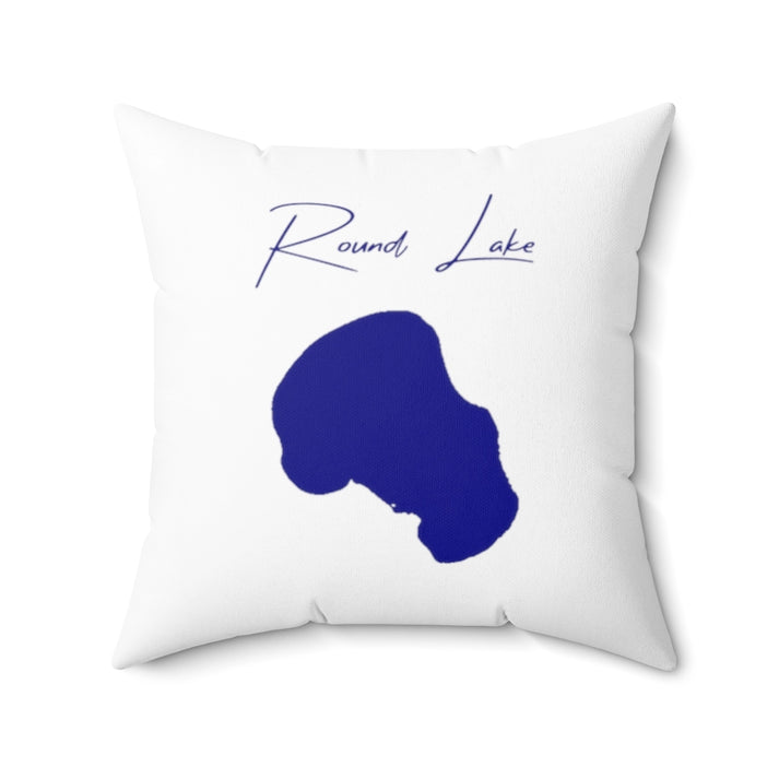 North  Dakota  Round  Lake  Pillow  front  position  view  from  front  20  x  20.webp