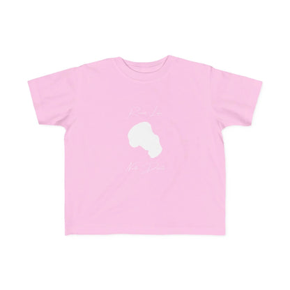 North  Dakota  Round  Lake  Toddler  T-shirt  front  position  view  from  front  pink.webp