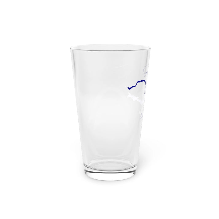 North  Dakota  Sakakawea  Lake  16oz  Pint  Glass  front  position  view  from  left  16oz.webp