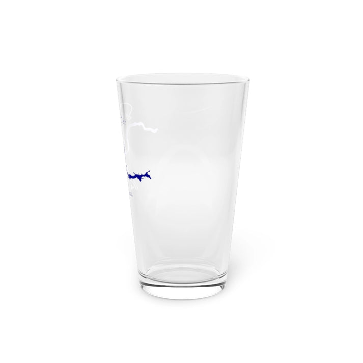 North  Dakota  Sakakawea  Lake  16oz  Pint  Glass  front  position  view  from  right  16oz.webp