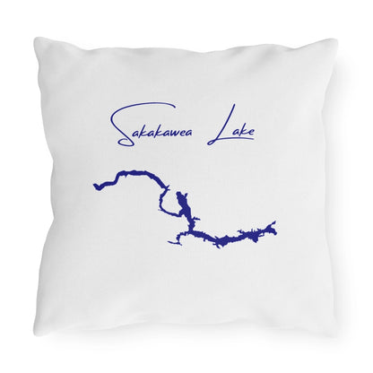 North  Dakota  Sakakawea  Lake  Outdoor  Pillow  back  position  view  from  back  16  x  16.webp
