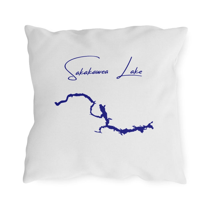 North  Dakota  Sakakawea  Lake  Outdoor  Pillow  back  position  view  from  back  18  x  18.webp