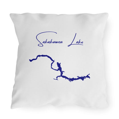 North  Dakota  Sakakawea  Lake  Outdoor  Pillow  front  position  view  from  front  20  x  20.webp