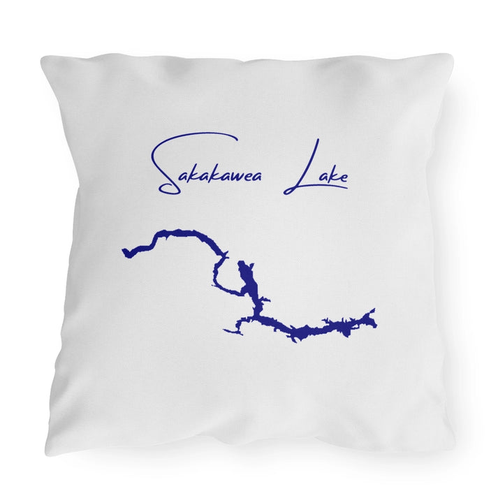 North  Dakota  Sakakawea  Lake  Outdoor  Pillow  front  position  view  from  front  20  x  20.webp