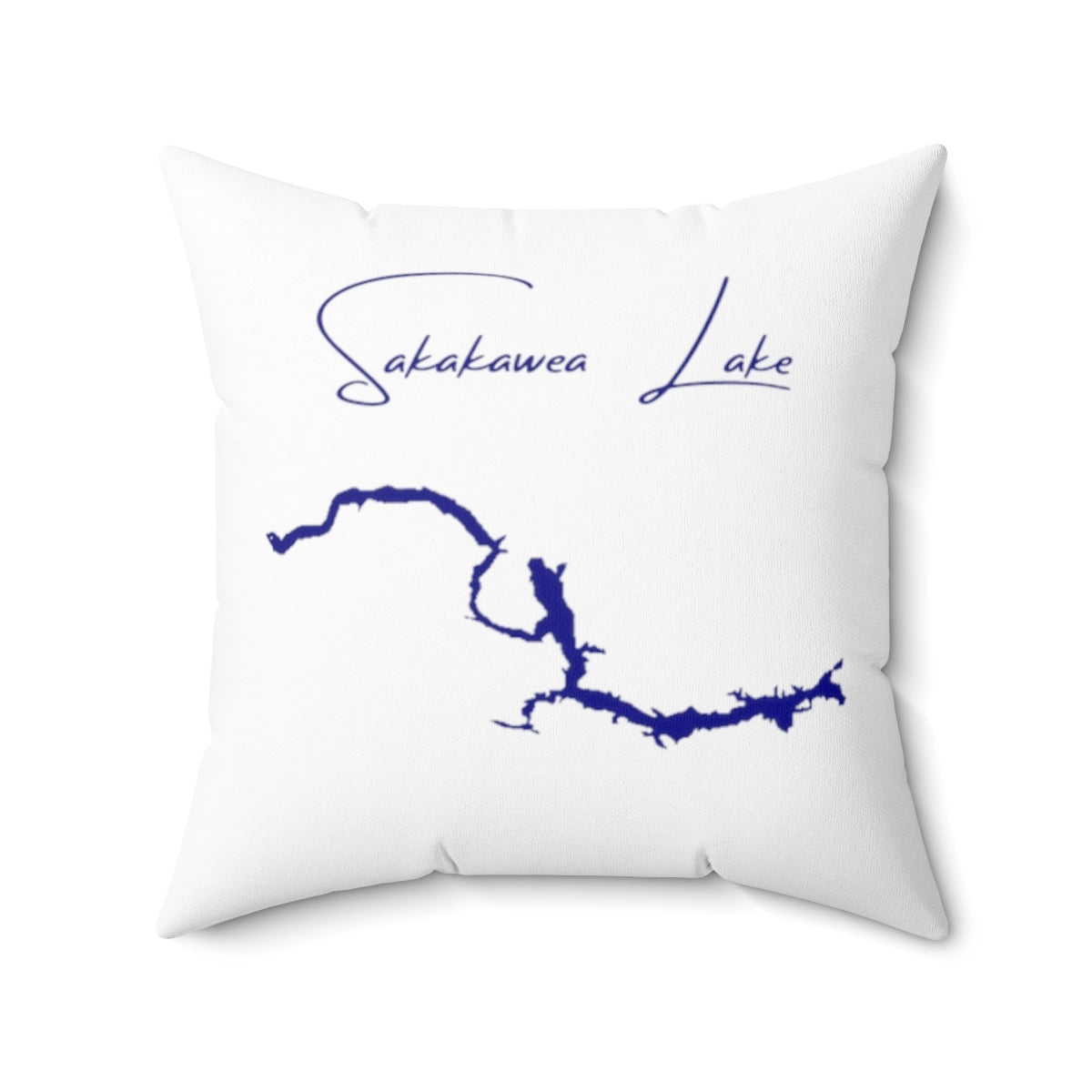 North  Dakota  Sakakawea  Lake  Pillow  front  position  view  from  front  20  x  20.webp