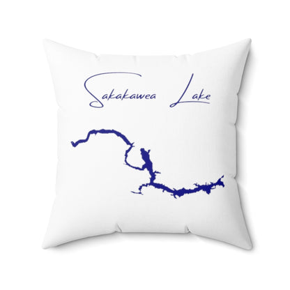 North  Dakota  Sakakawea  Lake  Pillow  front  position  view  from  front  20  x  20.webp