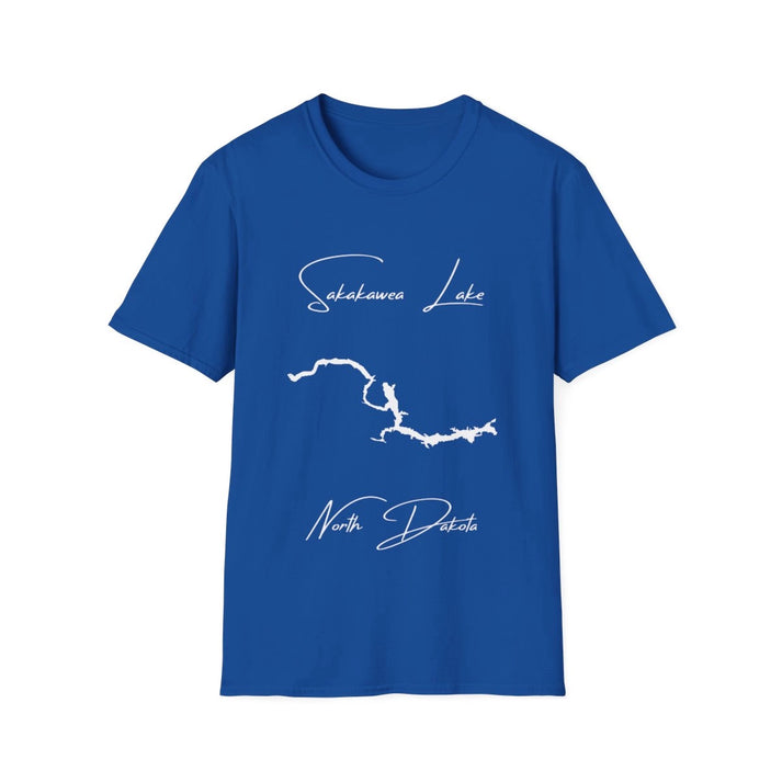 North  Dakota  Sakakawea  Lake  T-shirt  front  position  view  from  front  royal.webp