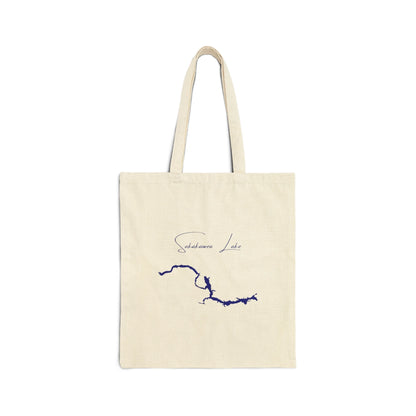 North  Dakota  Sakakawea  Lake  Tote  Bag  back  position  view  from  back  15  x  16.webp