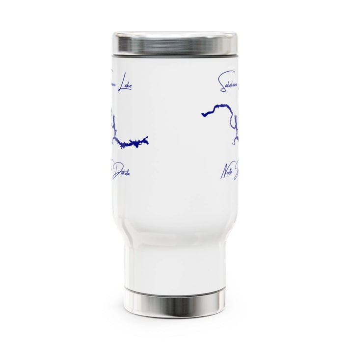 North  Dakota  Sakakawea  Lake  Travel  Mug  other  position  view  from  front  14oz.webp