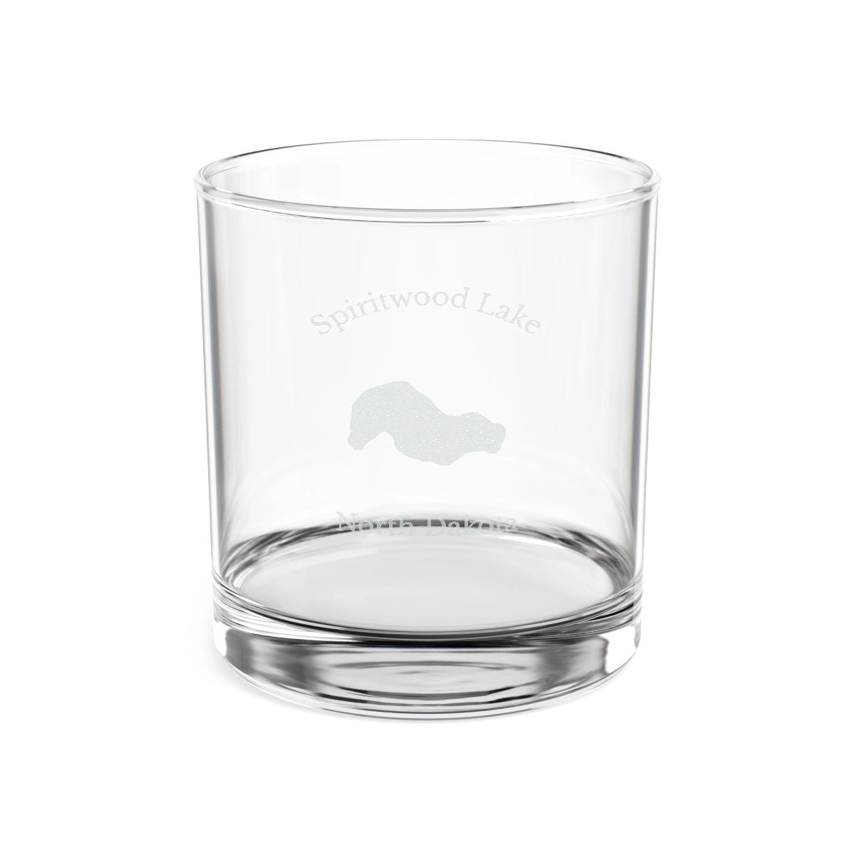 North  Dakota  Spiritwood  Lake  Engraved  Whiskey  Glass  other  position  view  from  front  10.5oz.webp