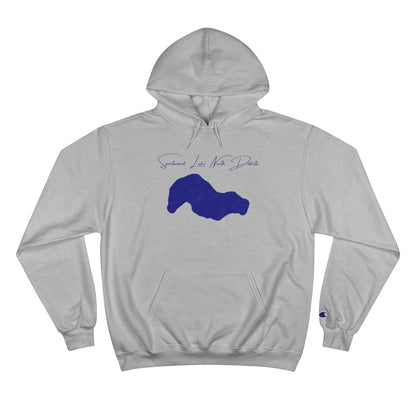 North  Dakota  Spiritwood  Lake  Hoodie  front  position  view  from  front  light  steel.webp
