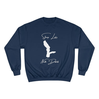 North  Dakota  Stump  Lake  Sweatshirt  front  position  view  from  front  navy.webp