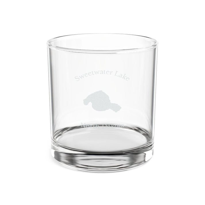 North  Dakota  Sweetwater  Lake  Engraved  Whiskey  Glass  other  position  view  from  front  10.5oz.webp