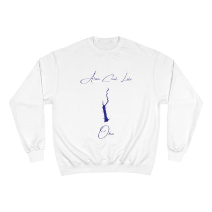 Ohio  Alum  Creek  Lake  Sweatshirt  front  position  view  from  front  white.webp