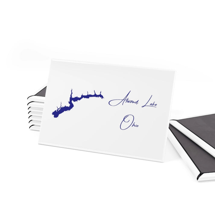 Ohio  Atwood  Lake  Magnet  front  position  view  from  set  2  x  3.webp