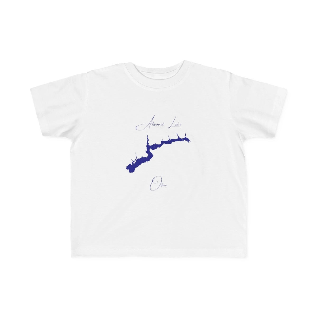 Ohio  Atwood  Lake  Toddler  T-shirt  front  position  view  from  front  white.webp