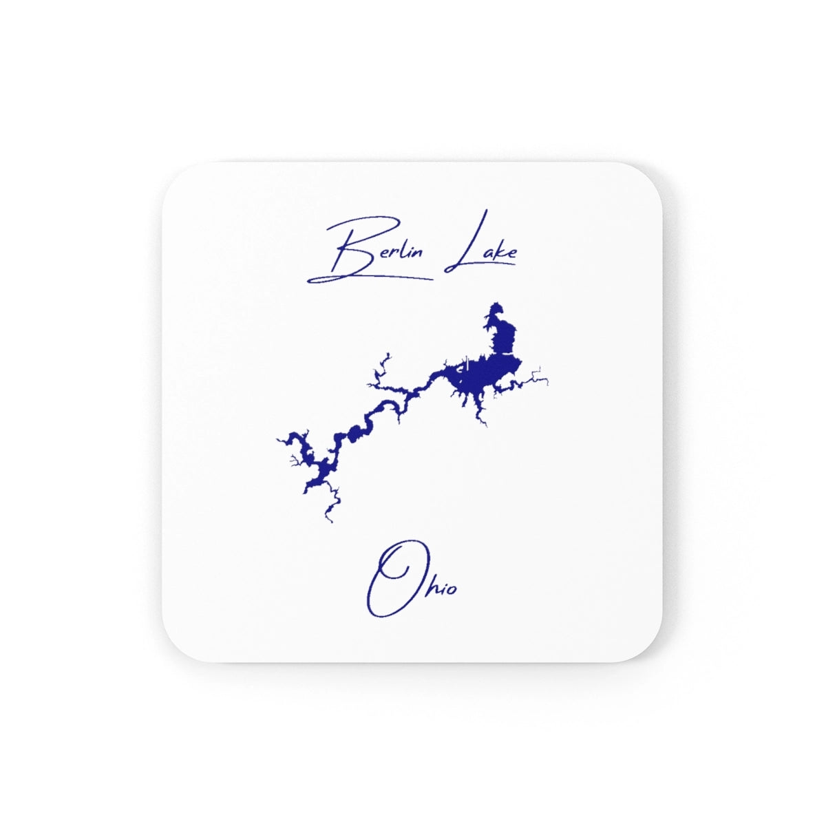 Ohio  Berlin  Lake  Coaster  Set  front  position  view  from  front  3.75  x  3.75.webp