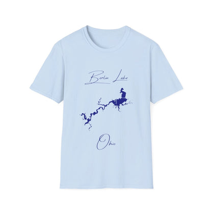 Ohio  Berlin  Lake  T-shirt  front  position  view  from  front  light  blue.webp