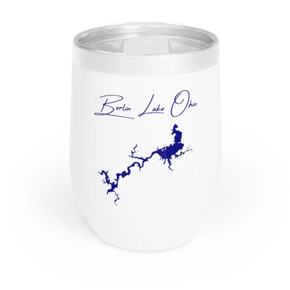Ohio  Berlin  Lake  Wine  Tumbler  front  position  view  from  front  white.webp